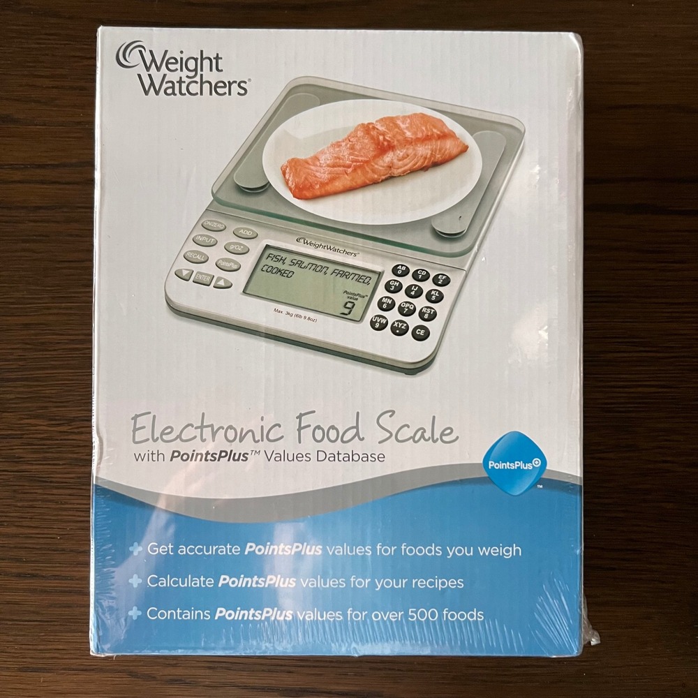 Weight Watchers Electronic Food Scale PointsPlus Database Digital Kitchen 30018